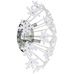 Plafonnier luminaire blanc 3 lumières Applique plafond flocons de neige