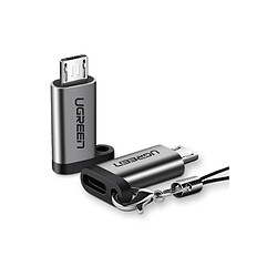 Ugreen - Adaptateur USB Type C vers micro USB gris (50590)