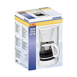 Cafetière 12-14 tasses 1,5L Bomann KA 183 CB Blanc pas cher