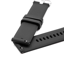 vhbw bracelet silicone noir L compatible avec Samsung Galaxy Watch 46mm (SM-R805)