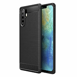 Xeptio Huawei Honor 20 LITE coque tpu brossée carbone noire