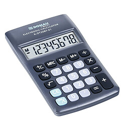 Acheter Calculatrice de Poche DONAU Tech/K-DT2087-01 Fonction Racine à 8 Chiffres/ 180x90x19mm/ Couleur: Noir/Calculatrice avec Affichage à 8 Chiffres/Fonctionnement sur Piles/Design Compact