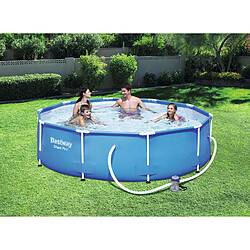 Bestway Steel Pro piscine + filtrep pas cher