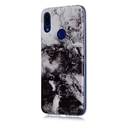 Wewoo Coque Souple Pour Xiaomi Redmi Note 7 Dessin en couleur Motif IMD Workmanship Étui de protection TPU Noir et blanc