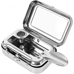 Universal Portable Ashtray Mini Travel Ashtray Metal Cigarette Pocket Square Ashtray Pocket Smoking Ash Tray