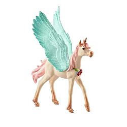 SCHLEICH bayala, Jouets Licorne, Cadeaux Licorne pour Filles et Garçons 5-12 Ans, Poulain Pégase Licorne Décoré