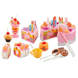 Gateau a decouper 75 pieces jouet dinette marchand