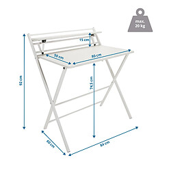 Acheter Bureau EASY CLAP 92 x 84 Blanc / Blanc hjh OFFICE