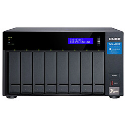 QNAP TVS-872XT-I7-16G 8-Bay NAS TVS-872XT-I7-16G 8-Bay NAS i7 6C 16Go DDR4 RAM 8x2.5p/3.5p SATA HDD/SSD + 2xM.2 PCIe SSD slot