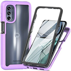 Coque en TPU anti-chute pour votre Motorola Moto G62 5G - violet