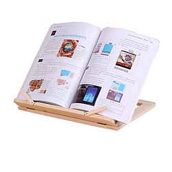 Wewoo Cadre en bois Livre Lecture Étagère Support Tablette PC Musique Stand Dessin Chevalet