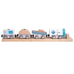 Bigjigs Rail Moteur et chariots de train de forage