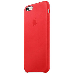 Apple Coque Leather pour iPhone 6 / 6s - Red