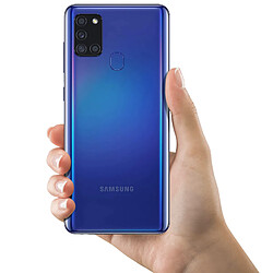 Avizar Cache Batterie Samsung Galaxy A21s Façade Arrière de Remplacement Bleu pas cher