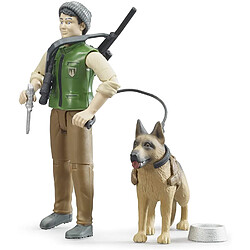 Bruder bworld Forestier avec chien et équipement