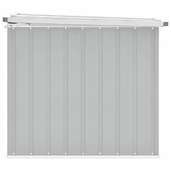 Avis vidaXL Boîte de rangement de jardin Gris 149x99x93 cm