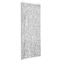 vidaXL Moustiquaire Gris clair et gris foncé 90x220 cm Chenille