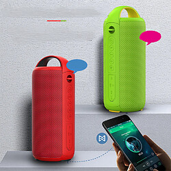 General Haut-parleurs Bluetooth, haut-parleur Bluetooth portable, étanche IPX7, son stéréo puissant 25 W, extérieur, portable, étanche, haut-parleur sans fil, double couplage, Bluetooth 5.0, stéréo puissant, basses en plein essor (vert) pas cher