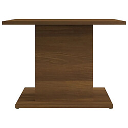 Maison Chic Tabls basse,Table Console pour salon Chêne marron 55,5x55,5x40 cm Aggloméré -MN10569 pas cher