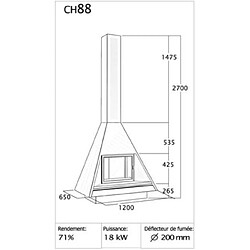 Avis Focgrup Cheminée SIGNA II 18kW CH88PCI