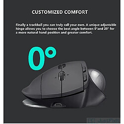 Acheter Universal Souris de batterie rechargeable de souris trackball sans fil souris