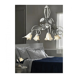 Onli Suspension MARILENA 5 Light Métal,Verre Argent,Blanc