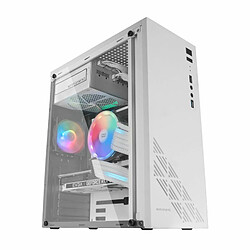 Acheter Boîtier ATX semi-tour Mars Gaming MC100W Blanc ATX LED RGB