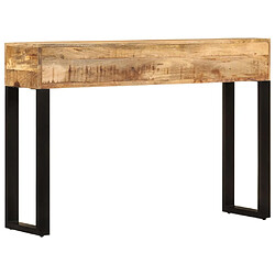 Avis vidaXL Table console 110 x 30 x 76 cm Bois de manguier massif