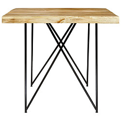 Avis Maison Chic Table de salle à manger,Table à dîner 180x90x76 cm Bois de manguier massif -GKD53015