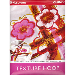 Husqvarna Viking Cadre à broder 150 x 150 mm Texture Hoop Husqvarna