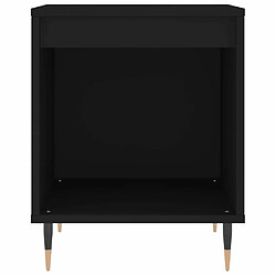 Acheter Maison Chic Table de chevet - Table de Nuit Noir 40x35x50 cm Bois d’ingénierie