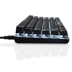 Avis 2x Clavier Mécanique AJAZZ AK33 82 Touches Bleu Noir Commutateurs LED Filaires