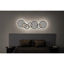 Avis Inspired Collage 2 Ring Ceiling, 30W LED, 3000K, 2250lm, Noir, 3 ans de garantie