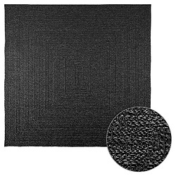 vidaXL Tapis ZIZUR 200x200 cm aspect de jute intérieur extérieur