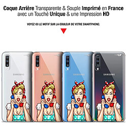 Avis Caseink Coque arrière Samsung Galaxy A70 (6.7 ) Gel HD [ Nouvelle Collection - Souple - Antichoc - Imprimé en France] Calling Girl