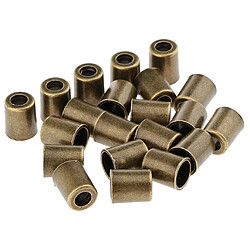 20pcs métal cloche cordon cordon fin corde stopper corde paracord verrouiller bronze pas cher