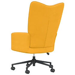 Acheter Maison Chic Chaise de relaxation | Fauteuil relax Jaune moutarde Velours -GKD14454