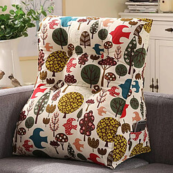 VerCart 100% Coton Coussin De Lecture Incliné Oreiller Compensé avec Dossier 60cm