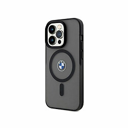 BMW BMHMP14XDSLK Coque rigide pour iPhone 14 Pro Max 6,7`` Noir Signature