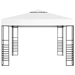 Maison Chic Tonnelle | Pergola de jardin 3 x 3 m Blanc -GKD60121