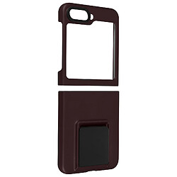 Avizar Coque pour Samsung Galaxy Z Flip 5 Béquille Support Classic Stand Lie de vin