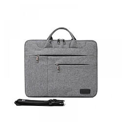 General Housse de transport pour ordinateur portable compatible avec MacBook Air, MacBook Pro 14/M1, 13,5" Surface Book 3/Laptop 4, HP Envy 13, Chromebook, housse de sac d'ordinateur mince avec poignée(gris)