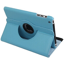 Acheter Wewoo Smart Cover bleu bébé pour iPad mini / mini 2 rétine 360 degrés rotation étui en cuir avec support