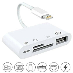 Universal Portable 4 en 1 à TF lecteur de carte SD caméra USB OTG adaptateur pour la chaleur pas cher