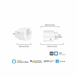 Avis Deoditoo Bloc Monoprise Protégé Intelligent 250 Volts à Commande Wifi via Application LT-P34