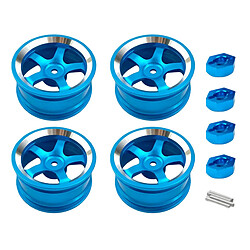 Jante De Roue En Métal 4pc Pour MN86KS MN86 MN 1/12 Pièces De Mise à Niveau De Camion De Voiture RC Bleu