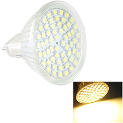 Wewoo Lampe blanc MR16 4.5W Chaud 60 LED 3528 SMD Spot Ampoule, AC 220V