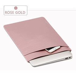 Sac à main SOYAN en microfibre pour Macbook Pro 15.4 pouces - Rose Or