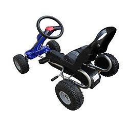 Avis Helloshop26 Kart voiture à pédale gokart enfant jeux jouets bleu 89 cm 0102003