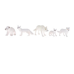 5 Pièces Réaliste Polaire Animaux Figure La Faune Animaux Figurines Enfants Jouets Éducatifs Début